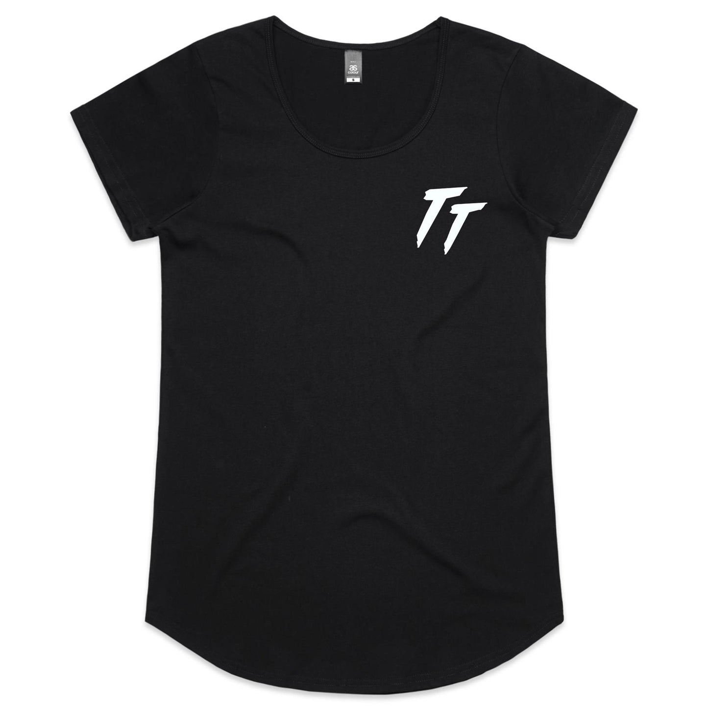 Skull- Womens Scoop Neck T-Shirt