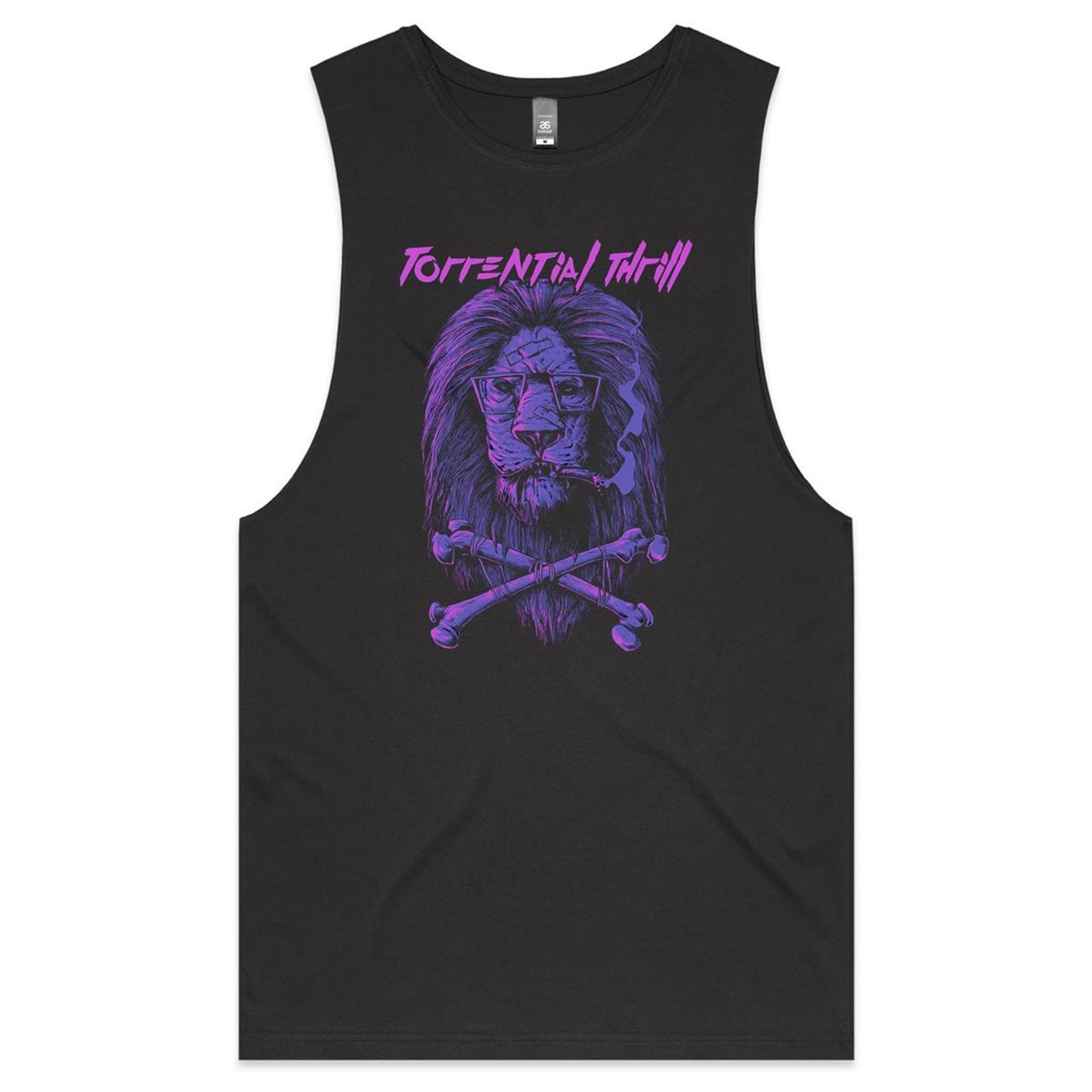 Purple Lion - Mens Tank Top Tee