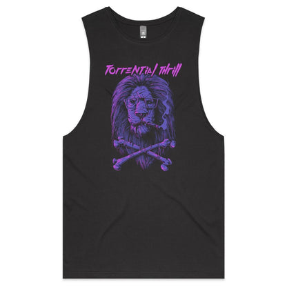 Purple Lion - Mens Tank Top Tee