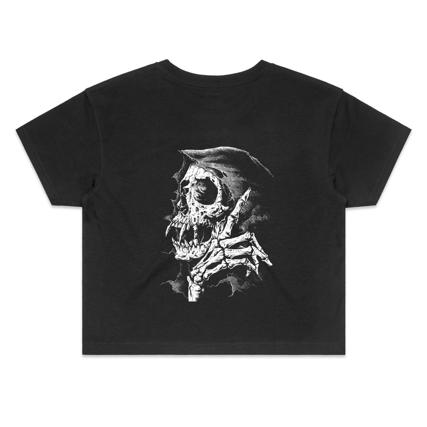 Skull - Women's Crop Tee