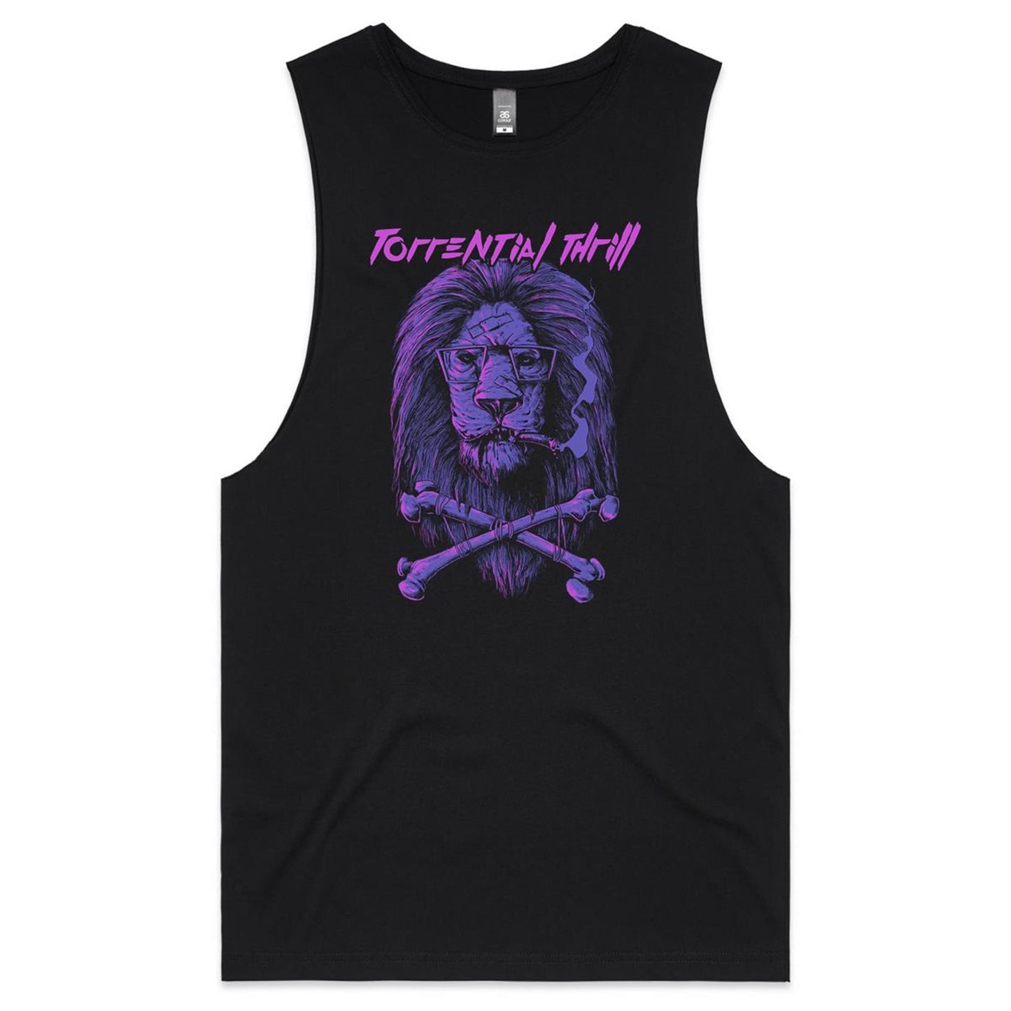 Purple Lion - Mens Tank Top Tee